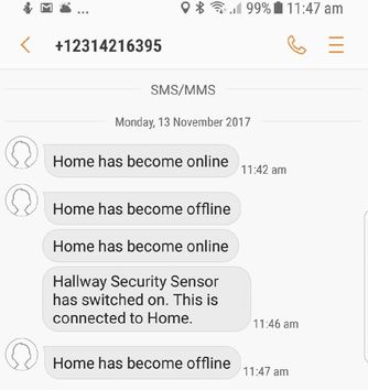 Touch Automation Security SMS